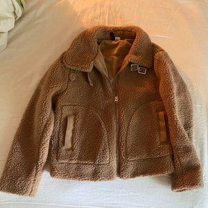 Brown Fuzzy Jacket